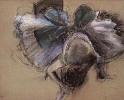 Edgar Degas dancer wearing shoes France oil painting artist